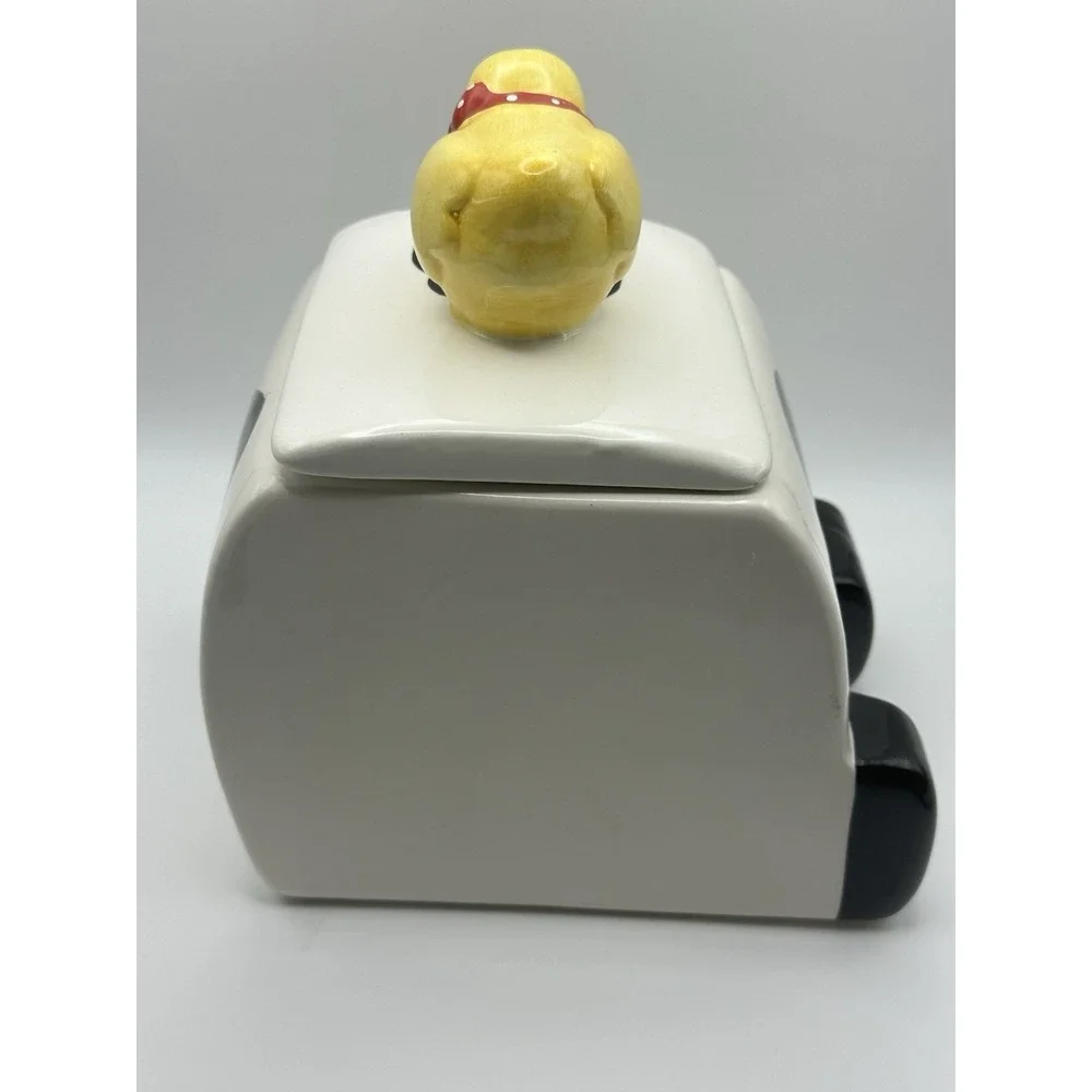 Vtg Coco Dowley Cow and Chicken Holstein Cookie Jar (Head and Middle Pieces)